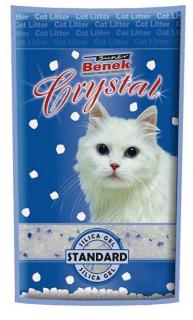 Super Benek Żwirek silikonowy dla kota Crystal Naturalny 7.6l