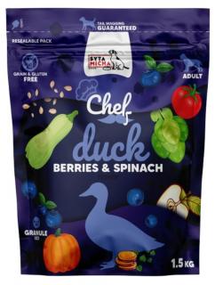 Syta Micha Chef AdultDuckBerries Karma z kaczką i jagodami dla psa 1,5kg