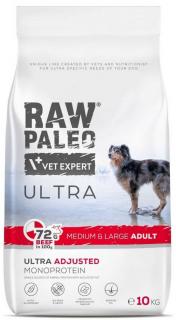 VetExpert Raw Paleo Ultra Medium Large Adult Beef Karma z wołowiną dla psa 10kg