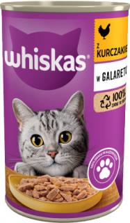 Whiskas Adult Karma z kurczakiem w galaretce dla kota 400g