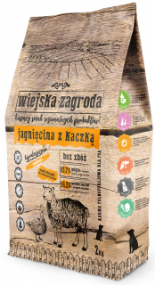 Wiejska Zagroda Karma z jagnięciną i kaczką dla psa 2kg