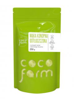 Mąka konopna odtłuszczona 250g Coco Farm