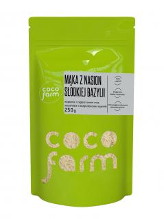 Mąka z nasion słodkiej bazylii Coco Farm 250g