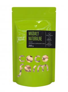 Migdały naturalne nieblanszowane Coco Farm 250G