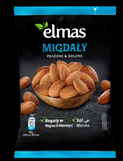 Migdały prażone i solone Elmas 90g