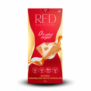 RED CZEKOLADA BIAŁA KARMELIZOWANA 85G