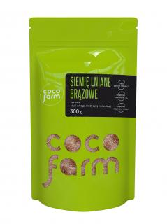 Siemię lniane brązowe 300g - Coco Farm