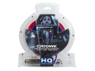 Crunch CR10WK - zestaw przewodów do montażu wzmacniacza, przekrój 10mm2