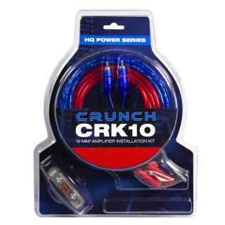 Crunch CRK10 - zestaw przewodów do montażu wzmacniacza, przekrój 10mm2
