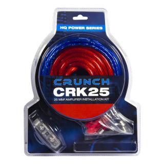 Crunch CRK25 - zestaw przewodów do montażu wzmacniacza, przekrój 25mm2