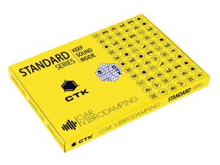 CTK Standard 1.8 Box - mata tłumiąca 1.8 mm, 16 szt  37x50 cm 2,96 m2 wykończenie aluminium