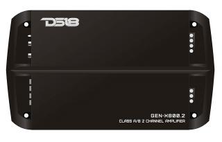 DS18 GEN-X800.2 Car Audio 800 Watt 2 Channel Amplifier