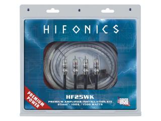 HiFonics HF25WK - zestaw przewodów do montażu wzmacniacza, przekrój 25mm2