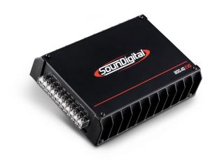 SounDigital  SD800.4D EVO II 2 Ohm - wzmacniacz czterokanałowy moc 4 x 144 W RMS przy 2 Ohm. Wersja 1 Ohm/stereo - 2Ohm/bridge