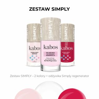 Mini zestaw Simply – 2 lakiery naturalne 02 i 20 oraz odżywka regenerująca do paznokci