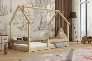 Łóżko dziecięce Domek Niski 80x160