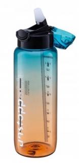 BIDON ZE SŁOMKĄ BUTELKA SPORTOWA COLOURS 800 ML DZIÓBEK DO PICIA WZ2