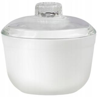 CUKIERNICA LUMINARC BIAŁA Z POKRYWKĄ PRZEZROCZYSTĄ DURALEX 11 CM