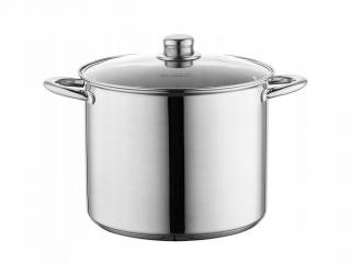 GARNEK WYSOKI NIERDZEWNY 18 CM 3,2 L INDUKCJA GAZ Z POKRYWĄ