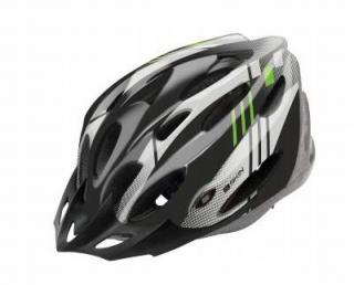 KASK ROWEROWY B-SKIN REGULAR L 58-60 ZIELONO-NIEB.