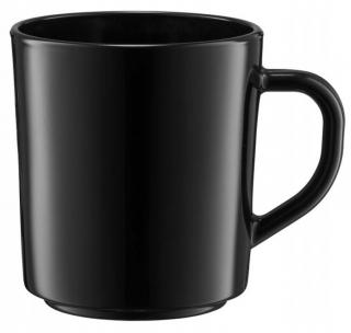 KUBEK Z UCHEM SZKLANKA CZARNY 270 ML AMBITION