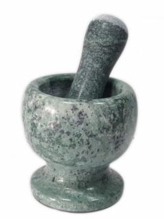 MOŹDZIERZ MARMUROWY 10,5 X 10,5 CM SZARY XMMP105