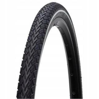 OPONA 700 x 40 c 42-622 DO TREKINGA MIEJSKIEGO REFLEX BIAŁY PASEK ODBLASKOW