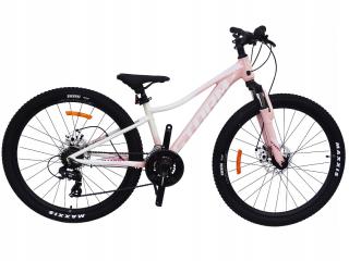 ROWER 26 STORM GÓRSKI MTB ALUMINIOWY QUEEN 1.0 13'' RÓŻOWO - BIAŁY