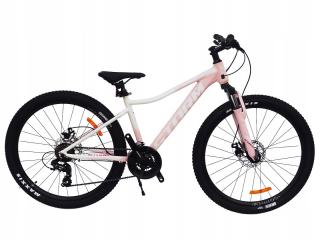ROWER 26 STORM GÓRSKI MTB ALUMINIOWY QUEEN 1.0 15'' RÓŻOWO-BIAŁY