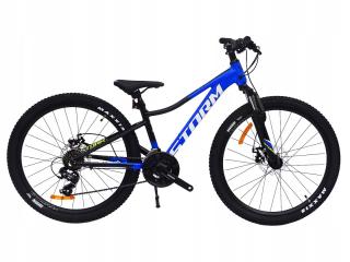 ROWER 26 STORM GÓRSKI MTB ALUMINIOWY RACER 1.0 13'' NIEBIESKI +ZAMKNIĘCIE