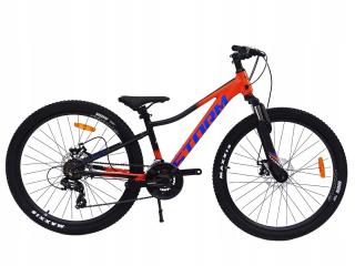 ROWER 26 STORM GÓRSKI MTB ALUMINIOWY RACER 1.0 13'' POMARAŃCZOWY+ZAMKNIĘCIE
