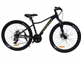 ROWER 26 STORM GÓRSKI MTB ALUMINIOWY RACER 1.0 15'' CZARNY OLIW +ZAMKNIĘCIE