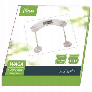 WAGA ŁAZIENKOWA TADAR SZKLANA ELEKTRONICZNA 180 KG
