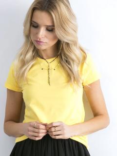 Klasyczny t-shirt PEACHY żółty