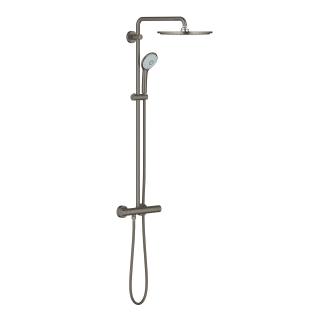 Grohe Euphoria system 310 system prysznicowy z termostatem do montażu ściennego brushed hard graphite 26075AL0