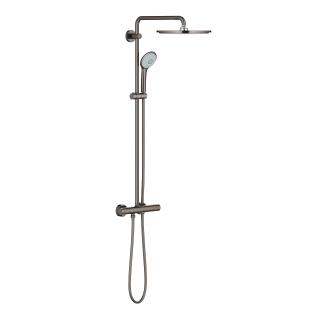 Grohe Euphoria system 310 system prysznicowy z termostatem do montażu ściennego hard graphite 26075A00