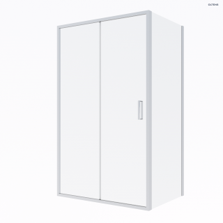 Oltens Fulla kabina prysznicowa 110x80 cm prostokątna drzwi ze ścianką 20207100