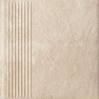 Paradyż Scandiano Beige Stopnica Prosta 30x30