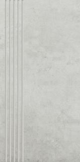 Paradyż Scratch Bianco Stopnica Prosta Nacinana Mat. 29,8X59,8