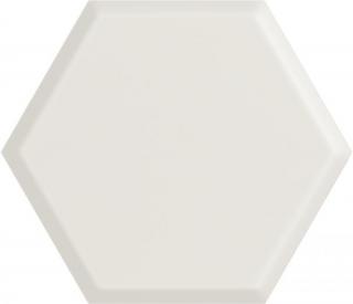 Paradyż Woodskin Bianco Heksagon Struktura A Ściana 19,8X17,1
