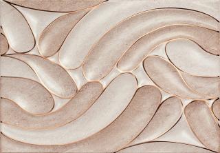 Tubądzin Domino Dekor ścienny Navara beige 25x36