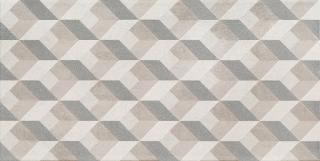 Tubądzin Domino Dekor ścienny Tempre grey 30,8x60,8