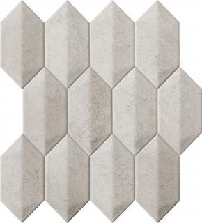 Tubądzin Domino Mozaika ścienna Dover graphite 29,1x26,5
