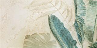 Tubądzin Domino Obraz gresowy element 3 Alabaster Shine leaves A 119,8x59,8
