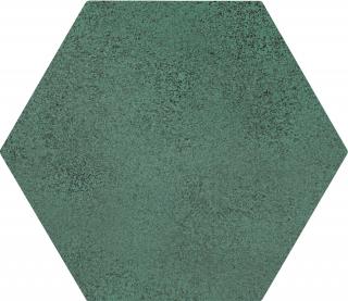 Tubądzin Domino Płytka ścienna Burano green hex 11x12,5