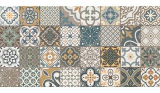 Tubądzin Domino Płytka ścienna Burano Patch A STR 30,8x60,8