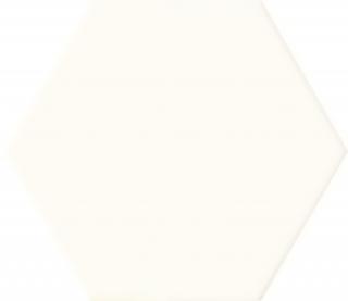 Tubądzin Domino Płytka ścienna Burano white hex 11x12,5