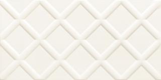 Tubądzin Domino Płytka ścienna Burano white STR 30,8x60,8