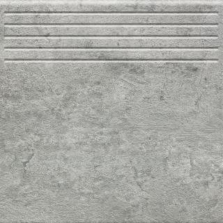 Tubądzin Domino Stopnica podłogowa Gris grafit 33,3x33,3