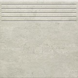Tubądzin Domino Stopnica podłogowa Gris szary 33,3x33,3